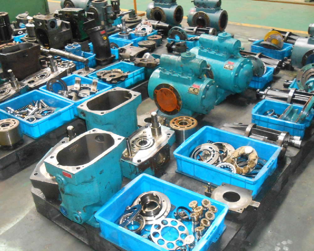 Hydraulic pump repair