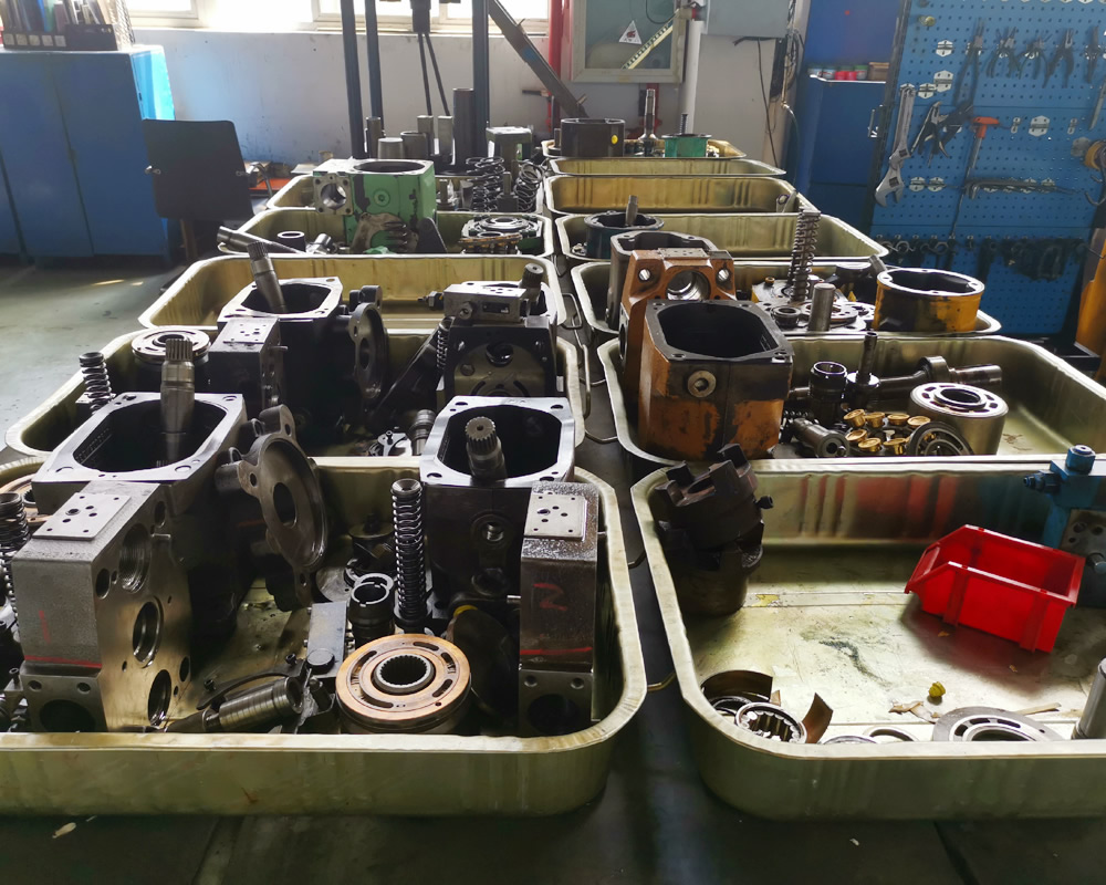 Hydraulic pump repair