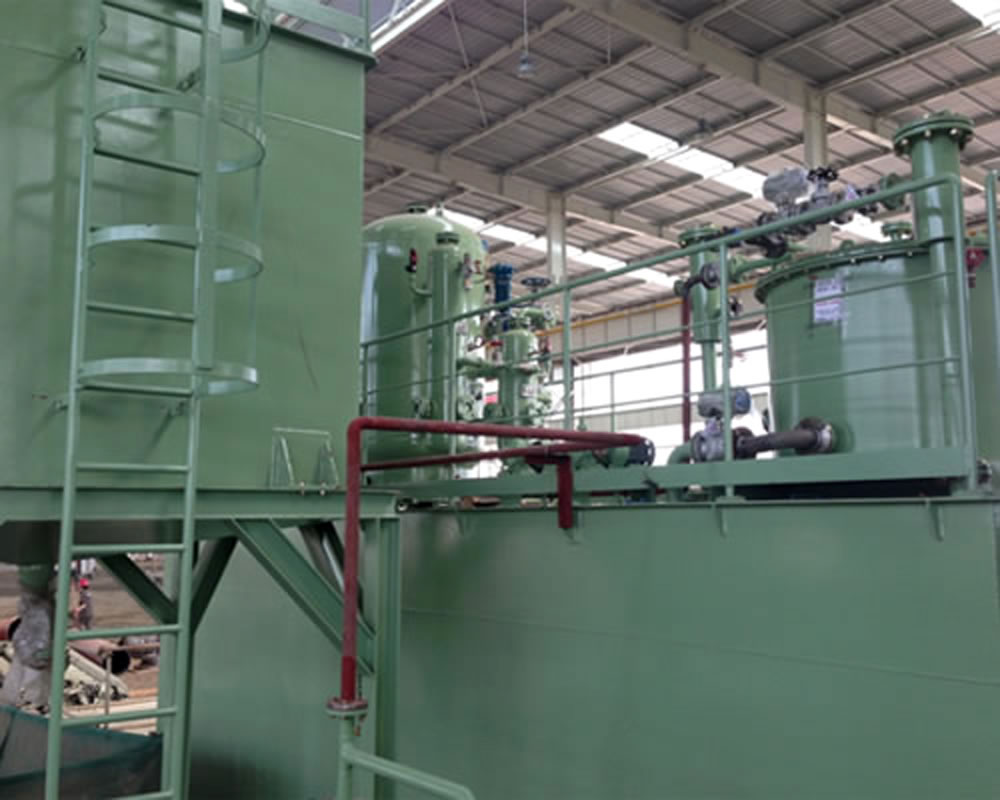 10000l rolling oil backwash filtration system