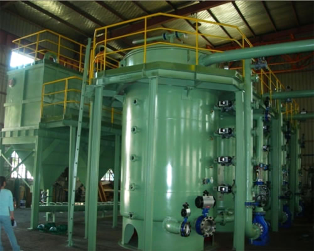 8000L rolling oil backwash filter system