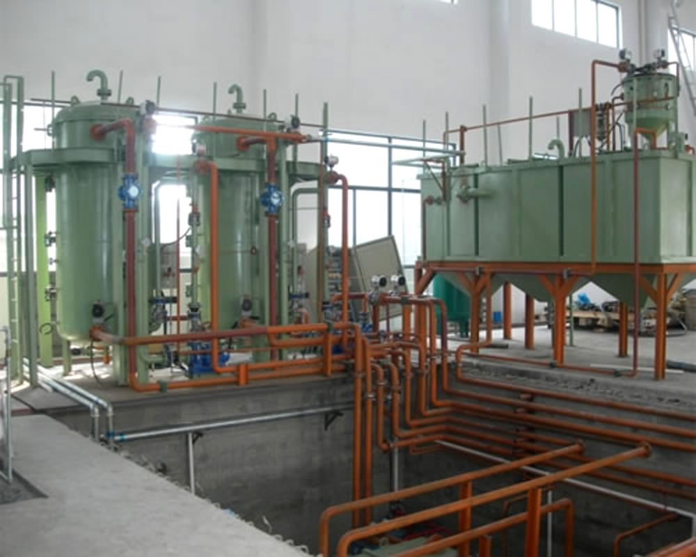 2000L rolling oil backwash filtration system